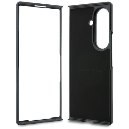 Etui na Samsung Galaxy Z Fold8 Ultra F976, Karl Lagerfeld, Karl & Choupette Head Pin, czarne