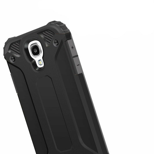Etui na Samsung I9500 Galaxy S4, Techsuit, Hybrid Armor, czarne
