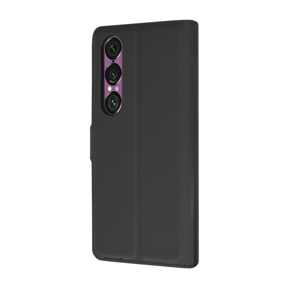 Etui na Sony Xperia 1 VI, Techsuit, Leather Folio, czarne
