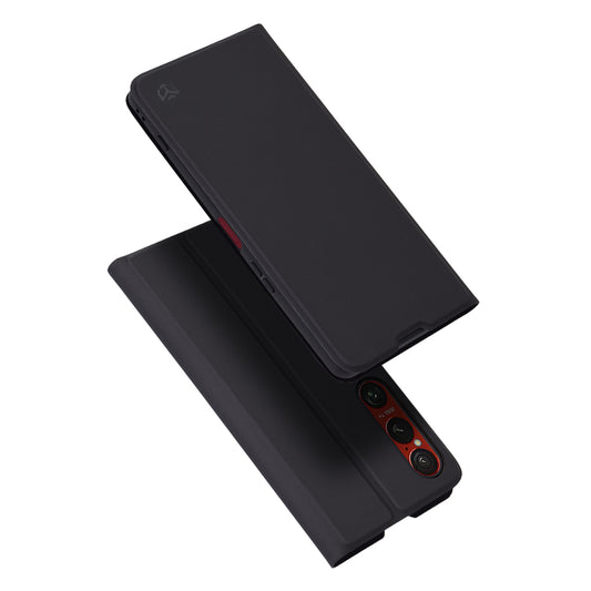 Etui na Sony Xperia 1 VI, Techsuit, Magskin Book, czarne