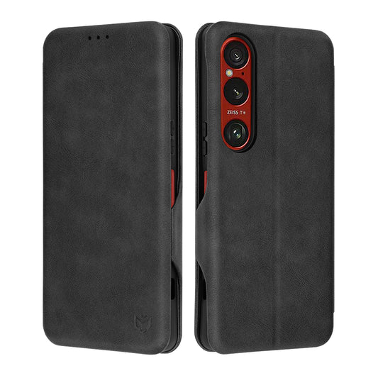 Etui na Sony Xperia 1 VI, Techsuit, Safe Wallet Plus, czarne