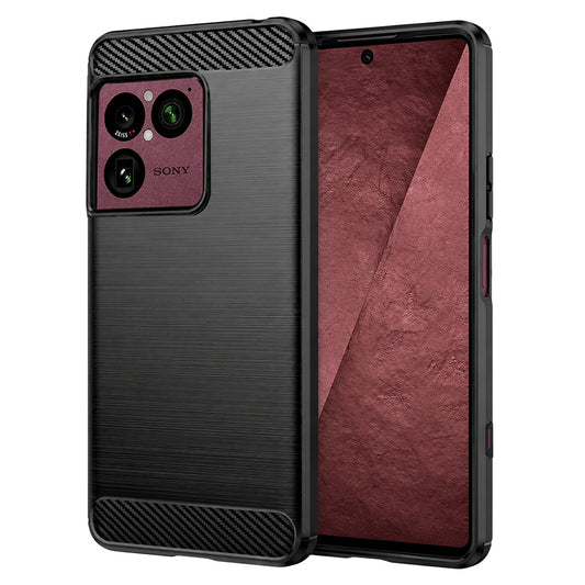 Etui na Sony Xperia 1 VIII, Techsuit, Carbon, Czarny