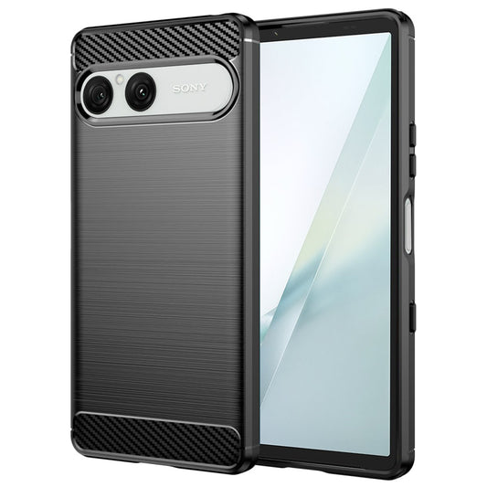Etui na Sony Xperia 10 VIII, Techsuit, Carbon, Czarny