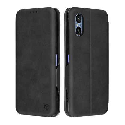Etui na Sony Xperia 5 VI, Techsuit, Safe Wallet Plus, czarne