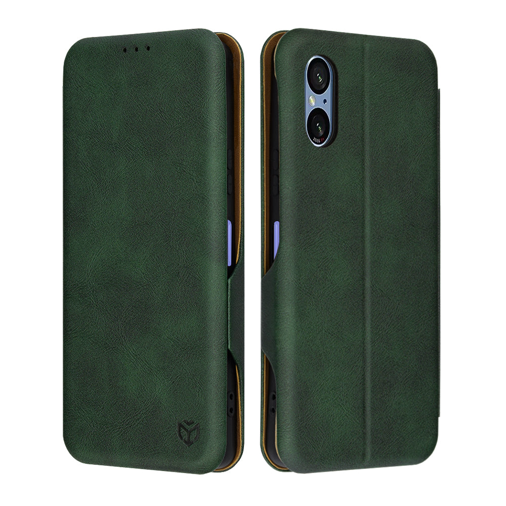 Etui do Sony Xperia 5 VI, Techsuit, Safe Wallet Plus, Zielony