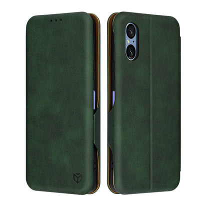 Etui do Sony Xperia 5 VI, Techsuit, Safe Wallet Plus, Zielony