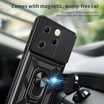 Etui na Tecno Spark 20 Pro / Infinix Hot 40 / Hot 40 Pro, Techsuit, CamShield, Niebieskie