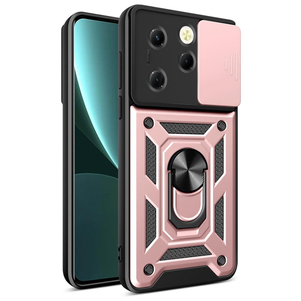 Etui na Tecno Spark 20 Pro / Infinix Hot 40 / Hot 40 Pro, Techsuit, CamShield, Różowe