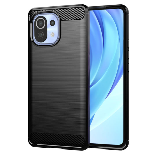 Etui do Xiaomi 11 Lite 5G NE / Mi 11 Lite 5G / 11 Lite, Techsuit, Carbon, Czarny