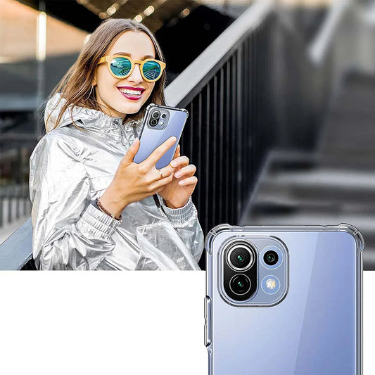 Etui na Xiaomi 11 Lite 5G NE / Mi 11 Lite 5G / 11 Lite, Techsuit, odporne na wstrząsy, przezroczyste