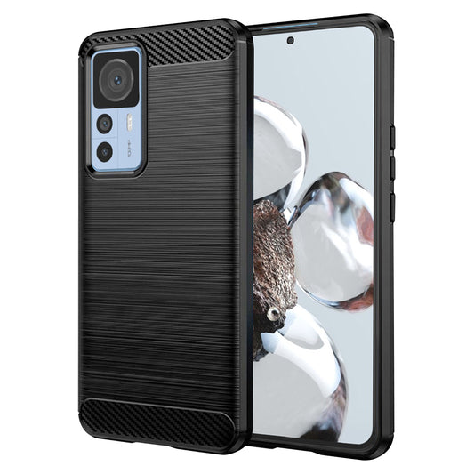Case for Xiaomi 12T / 12T Pro, Techsuit, Carbon, Black