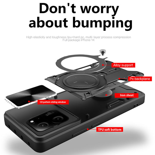 Etui na Xiaomi 13T Pro / 13T, Techsuit, CamGuard Pro, czarne