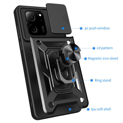Etui na Xiaomi 13T Pro / 13T, Techsuit, CamShield, Czarny
