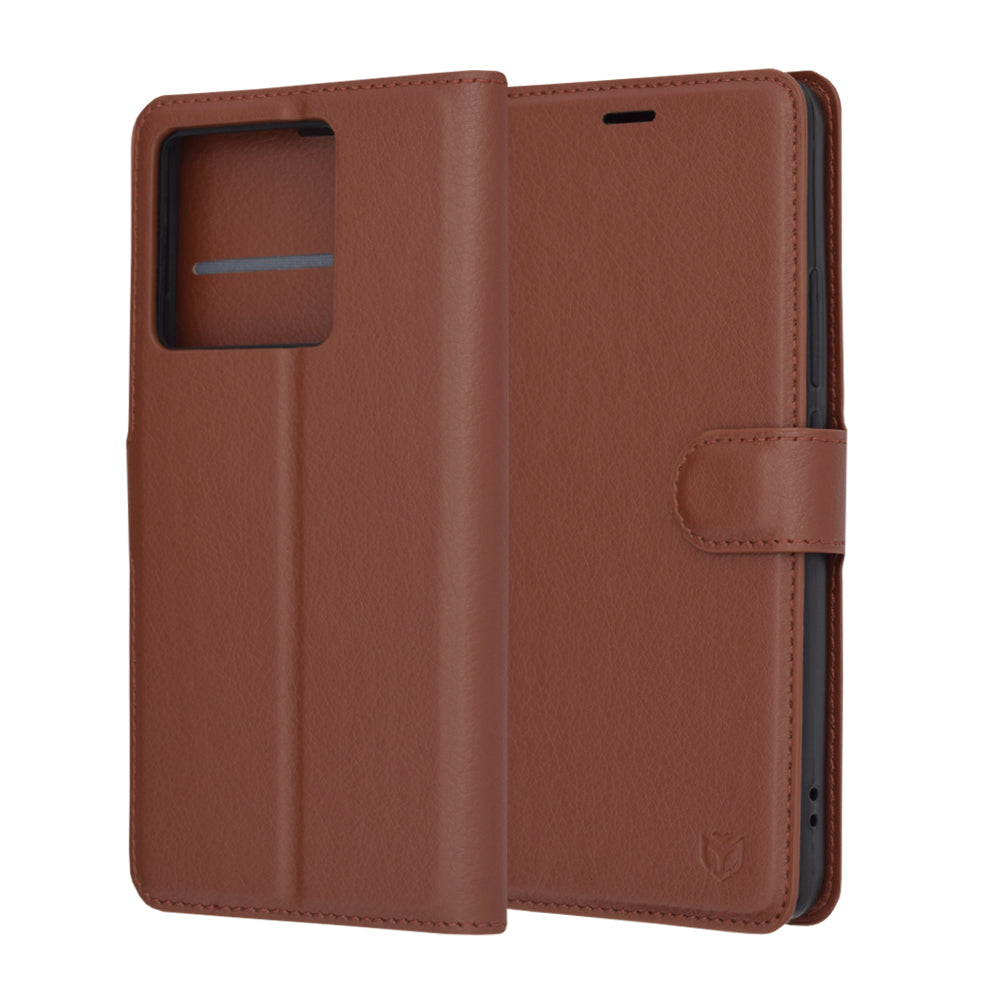 Etui na Xiaomi 13T Pro / 13T, Techsuit, Leather Folio, Brązowe