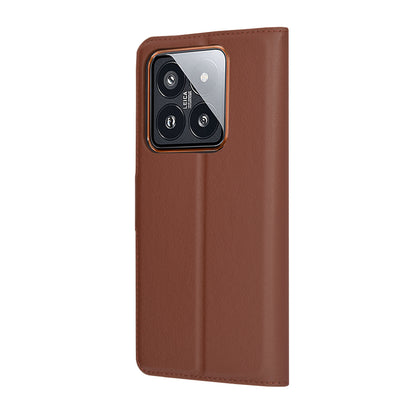 Etui na Xiaomi 14 Pro, Techsuit, Leather Folio, Brązowe