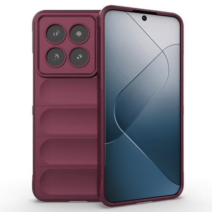 Etui na Xiaomi 14 Pro, Techsuit, Magic Shield, Wiśniowy