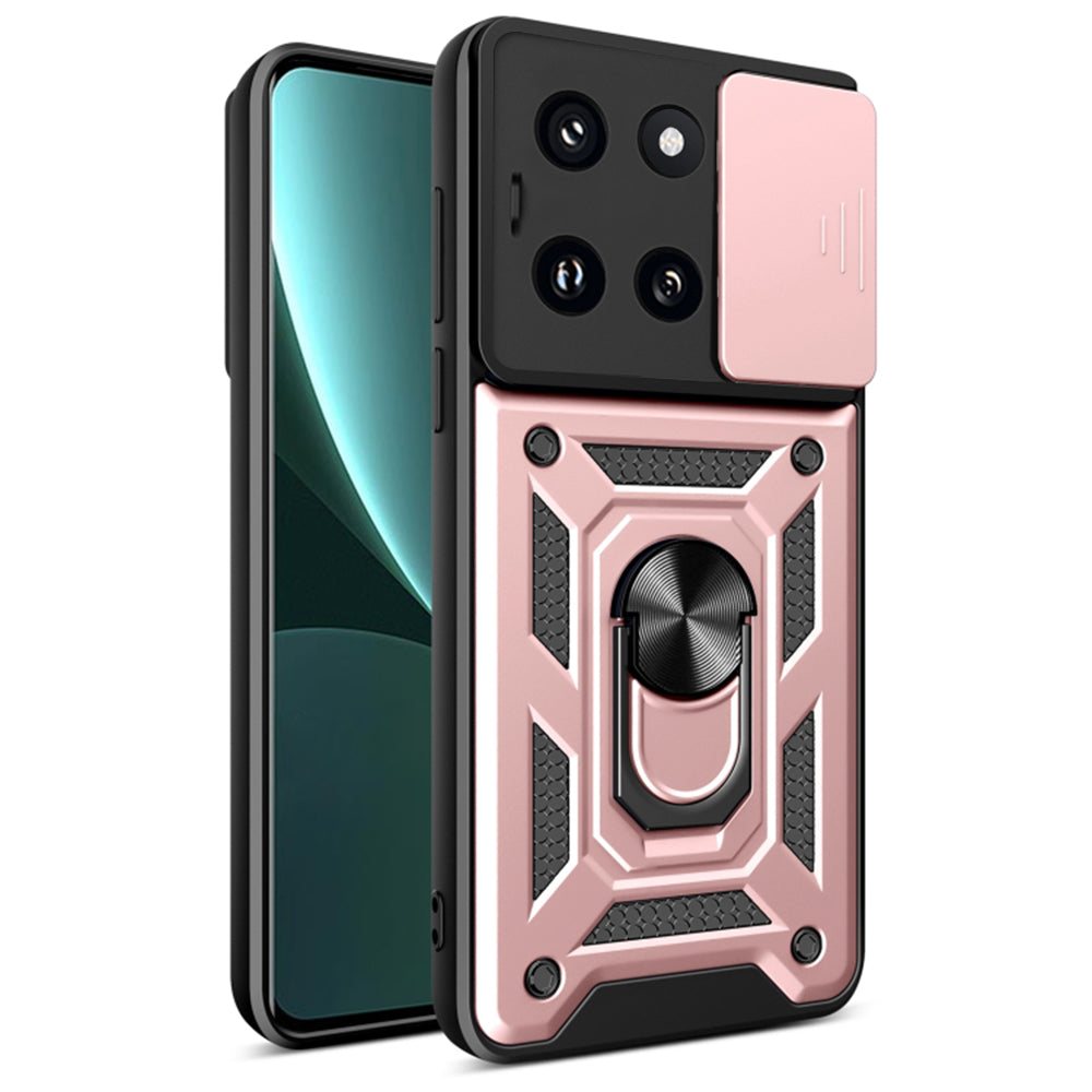 Etui na Xiaomi 14, Techsuit, CamShield, Różowe