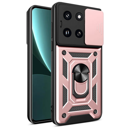 Etui na Xiaomi 14, Techsuit, CamShield, Różowe