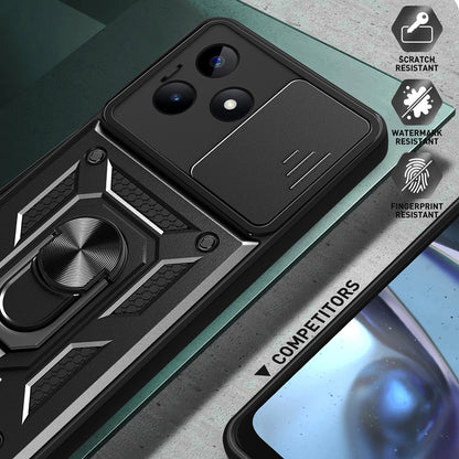Etui na Xiaomi 14, Techsuit, CamShield, Różowe