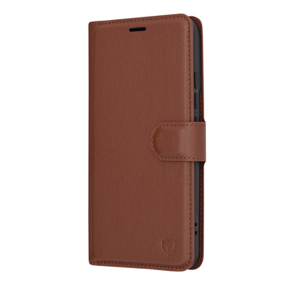Etui na Xiaomi 14, Techsuit, Leather Folio, Brązowe