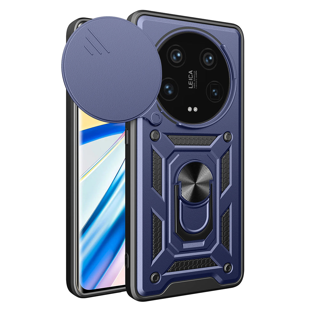 Etui na Xiaomi 14 Ultra, Techsuit, CamShield, Niebieskie