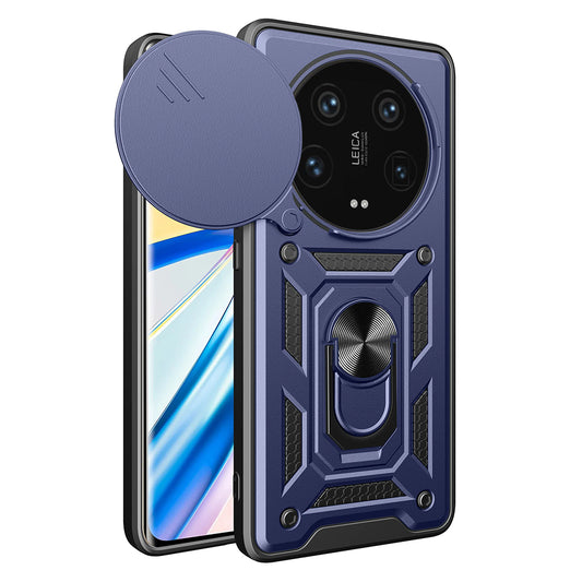 Etui na Xiaomi 14 Ultra, Techsuit, CamShield, Niebieskie