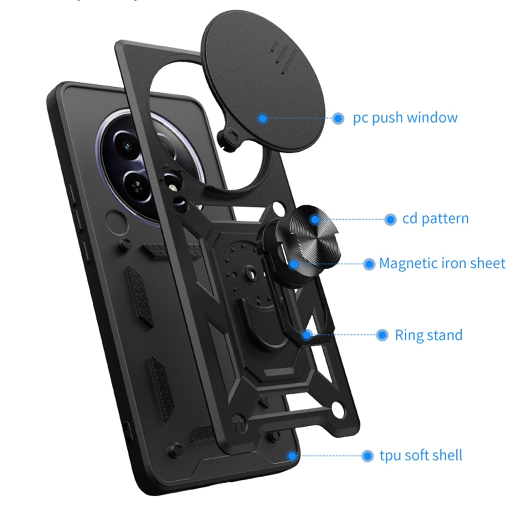 Etui na Xiaomi 14 Ultra, Techsuit, CamShield, Czarny