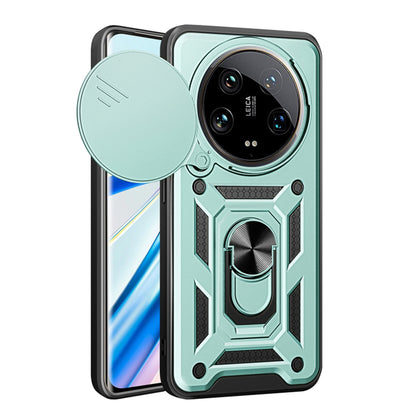 Etui na Xiaomi 14 Ultra, Techsuit, CamShield, Zielony