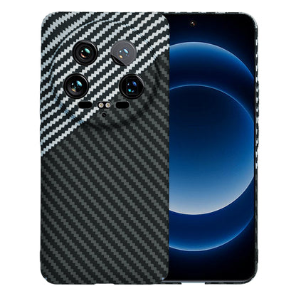 Etui na Xiaomi 14 Ultra, Techsuit, Carbonite FiberShell, Czarny Szary