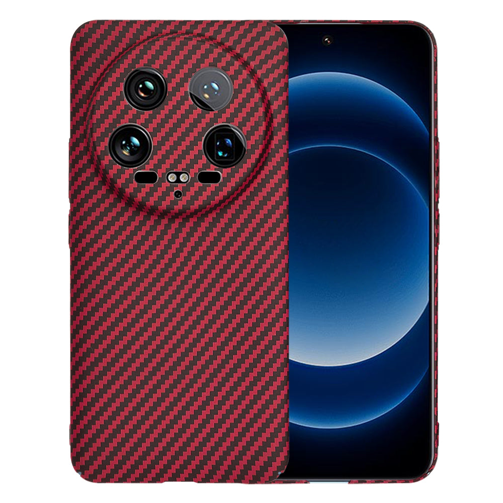 Etui na Xiaomi 14 Ultra, Techsuit, Carbonite FiberShell, Czerwony