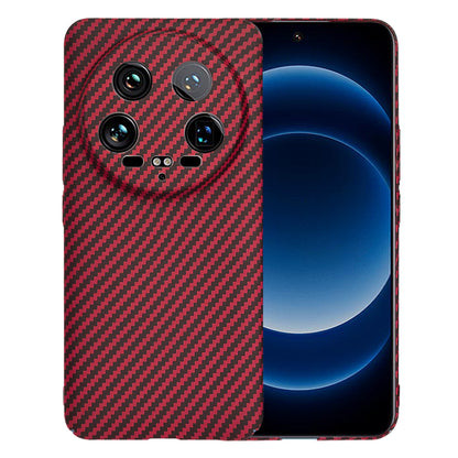 Etui na Xiaomi 14 Ultra, Techsuit, Carbonite FiberShell, Czerwony