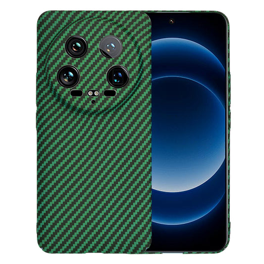 Etui na Xiaomi 14 Ultra, Techsuit, Carbonite FiberShell, Zielony