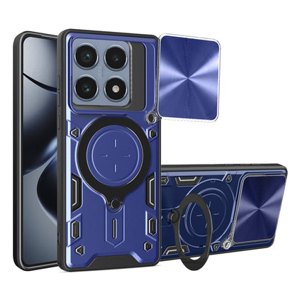 Etui na Xiaomi 14T Pro, Techsuit, CamGuard Pro, Niebieskie