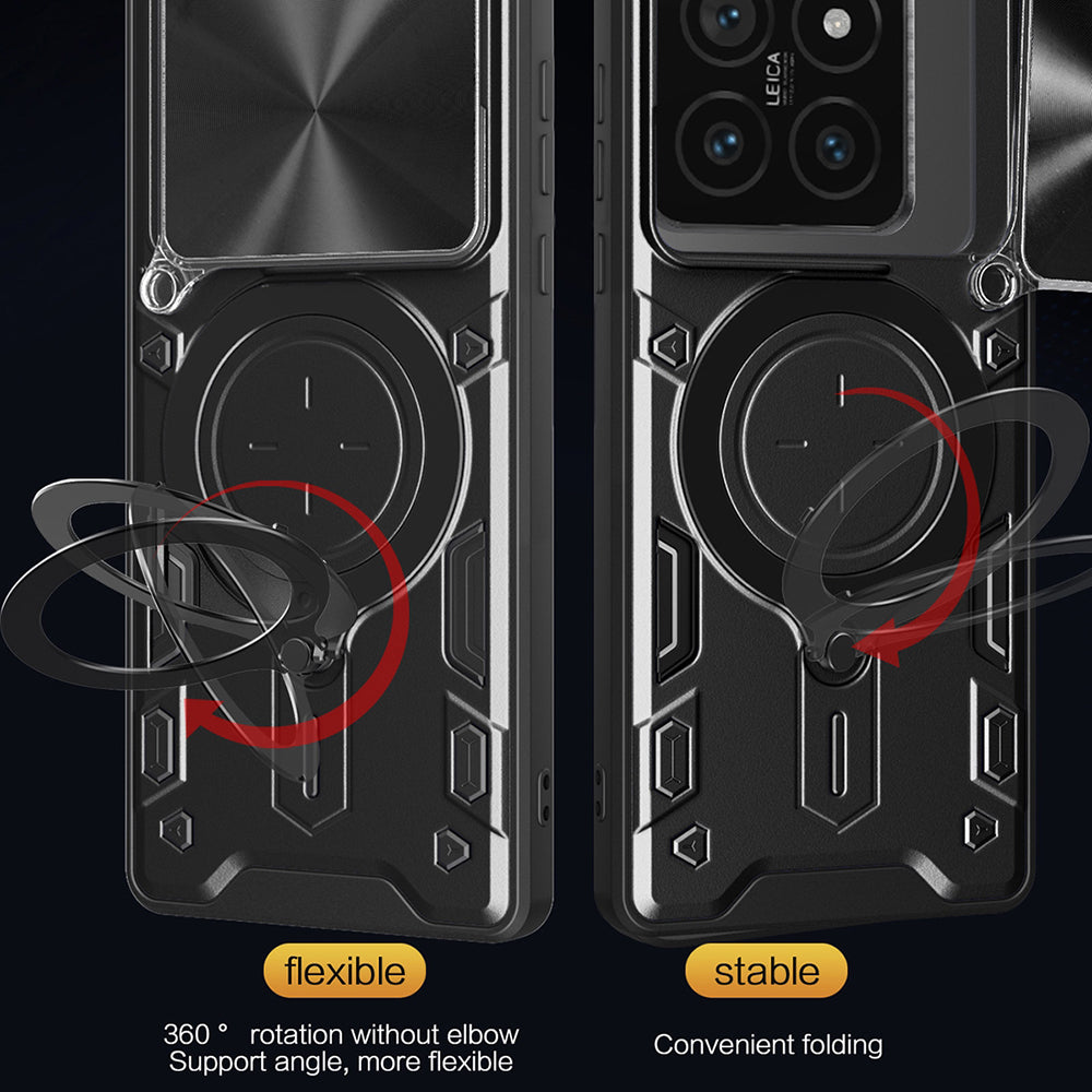 Etui na Xiaomi 14T Pro, Techsuit, CamGuard Pro, czarne