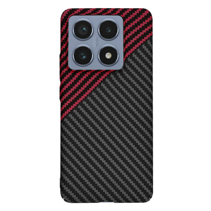 Etui na Xiaomi 14T Pro, Techsuit, Carbonite FiberShell, Czarno-Czerwona