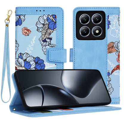 Etui na Xiaomi 14T Pro, Techsuit, FlipCraft, Niebieski