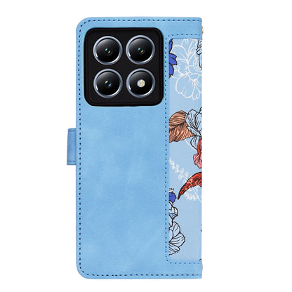 Etui na Xiaomi 14T Pro, Techsuit, FlipCraft, Niebieski