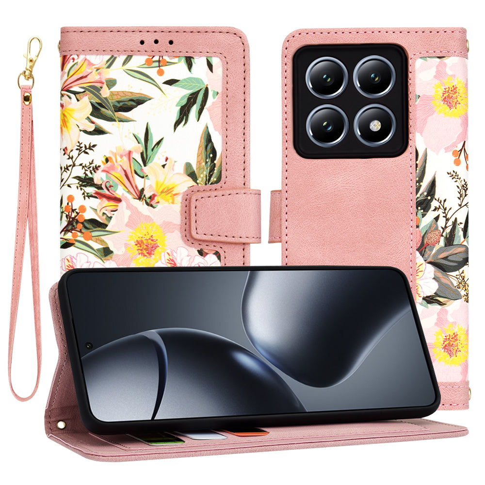 Etui na Xiaomi 14T Pro, Techsuit, FlipCraft, Różowe
