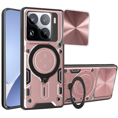 Etui na Xiaomi 15 Pro, Techsuit, CamGuard Pro, Różowo-Złoty