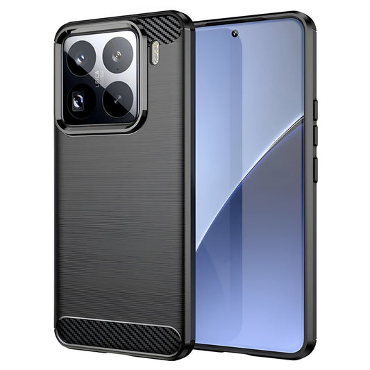 Case for Xiaomi 15 Pro, Techsuit, Carbon, Black