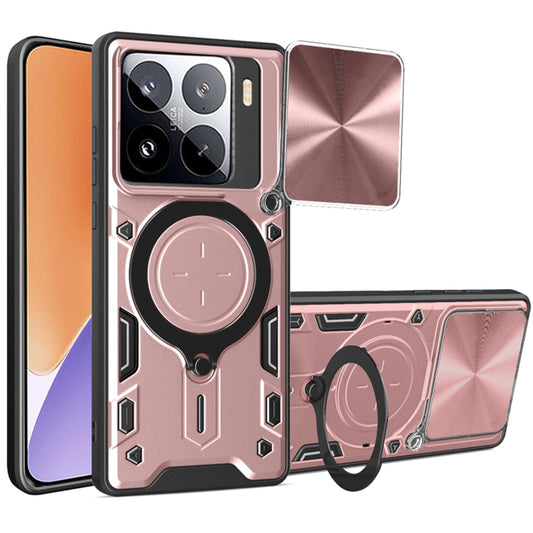Case for Xiaomi 15, Techsuit, CamGuard Pro, Rose Gold