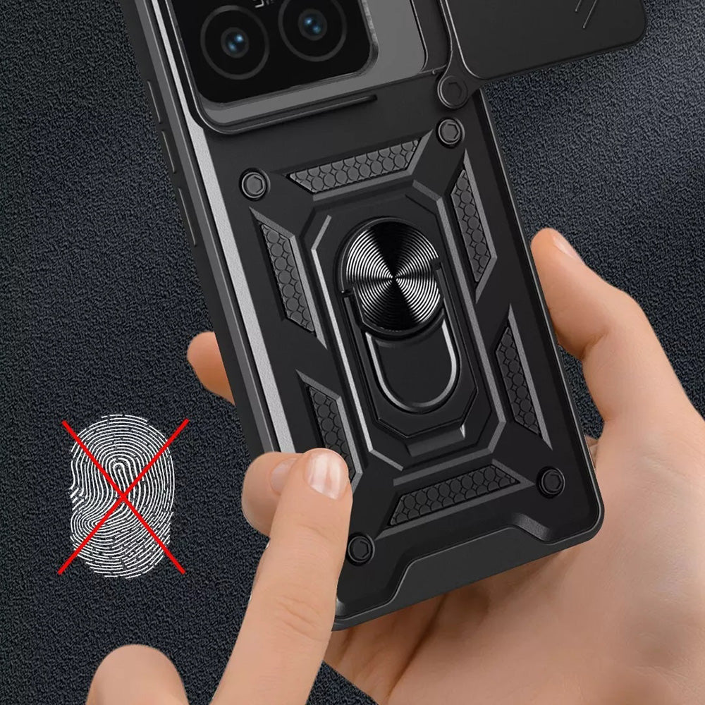 Etui na Xiaomi 15, Techsuit, CamShield, Czarny