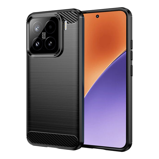 Case for Xiaomi 15, Techsuit, Carbon, Black