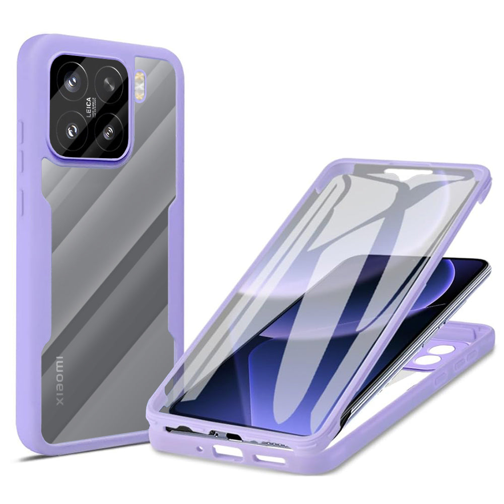 Etui na Xiaomi 15, Techsuit, ColorVerse 360, Fioletowy