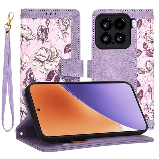 Case for Xiaomi 15, Techsuit, FlipCraft, Purple
