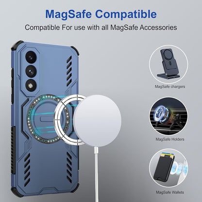 MagSafe Case for Xiaomi 15T Pro, Techsuit, ArmorMag, Blue