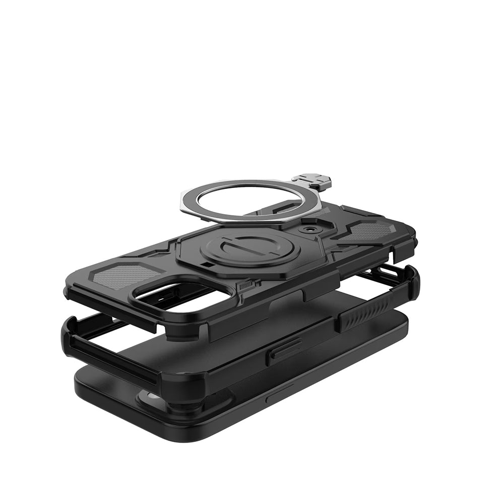 Etui do Xiaomi 15T Pro, Techsuit, Carbon Shield Pro, Czarny