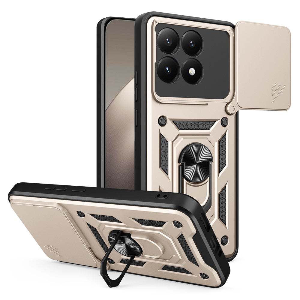 Etui na Xiaomi 15T, Techsuit, CamShield, Złote