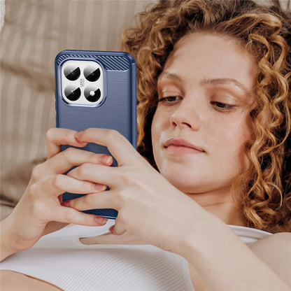 Etui na Xiaomi 15T, Techsuit, Carbon, Niebieskie