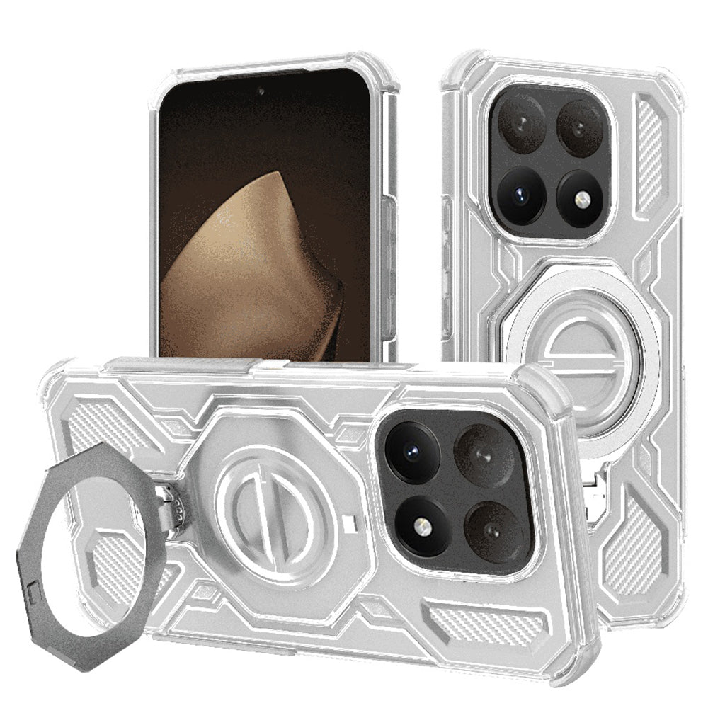 Etui na Xiaomi 15T, Techsuit, Carbon Shield Pro, Białe.